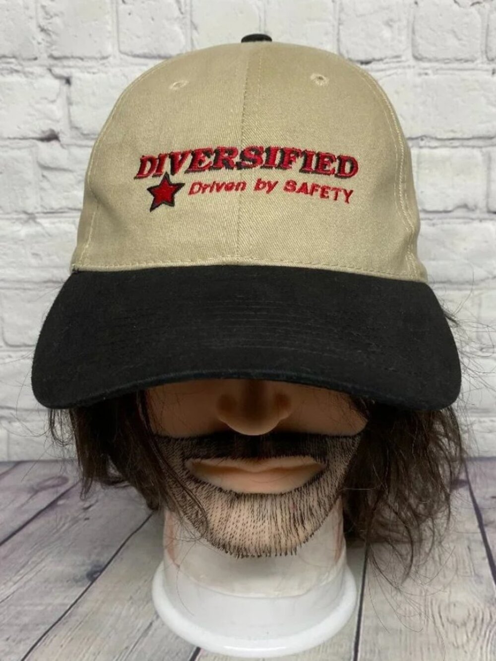 Diversified Hat Cap Strap Back Brown Black Embroidered Bus Transportation